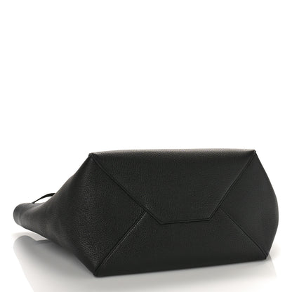 Celine Soft Grained Calfskin Small Belt Cabas Phantom Black 4 of 8