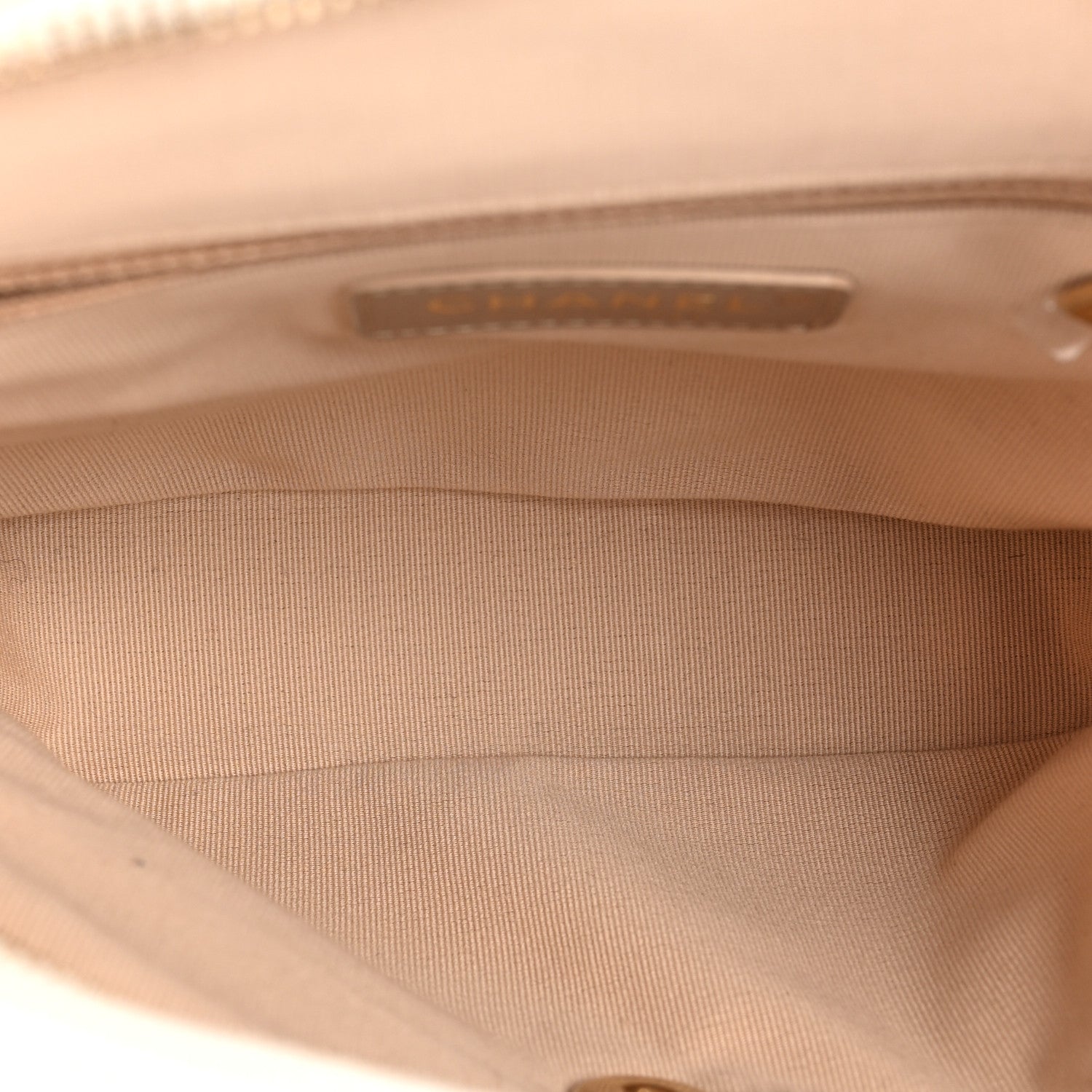 Chanel Shiny Caviar Quilted Chain Melody Backpack White 5 of 10
