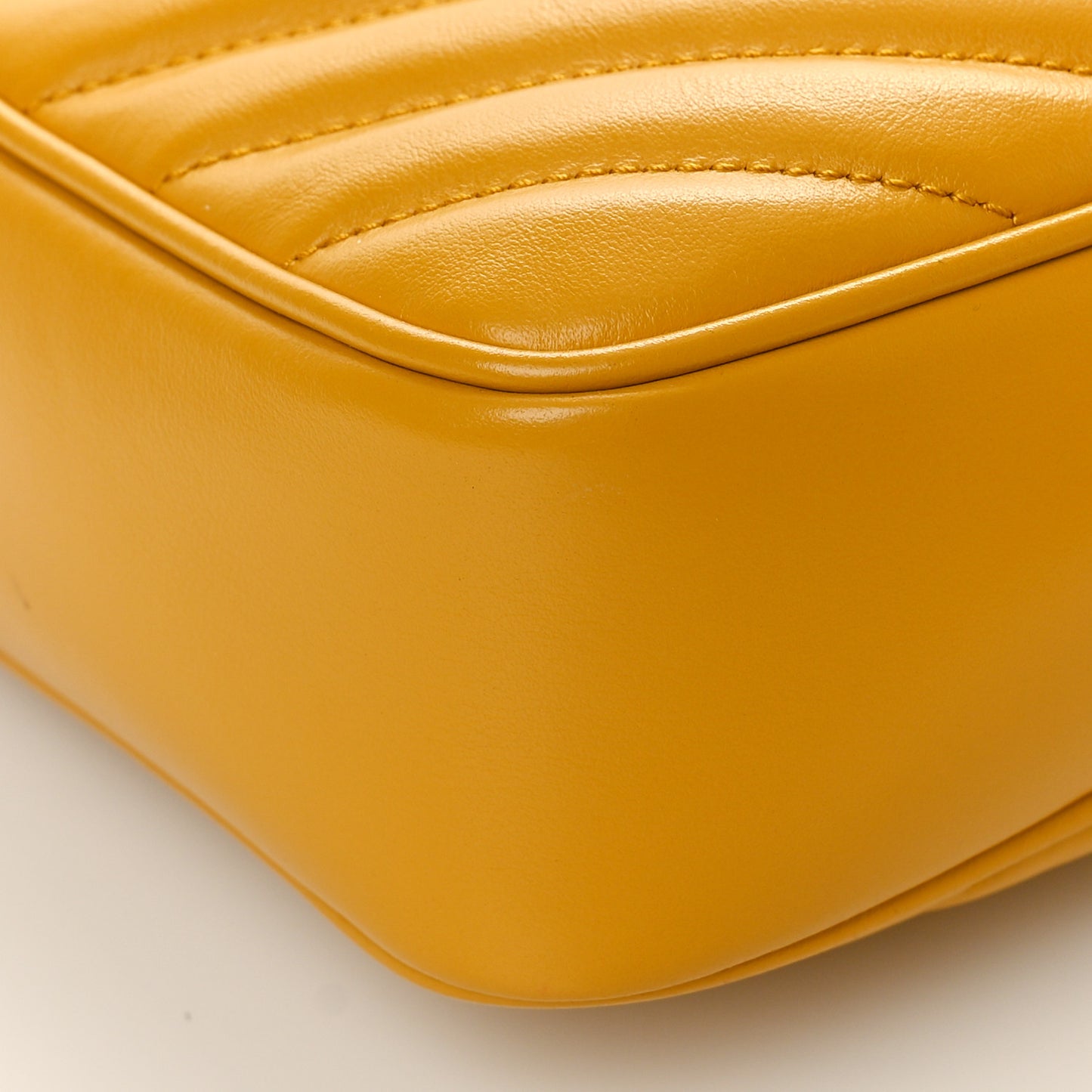 Calfskin Matelasse Monogram Lou Camera Bag Safran