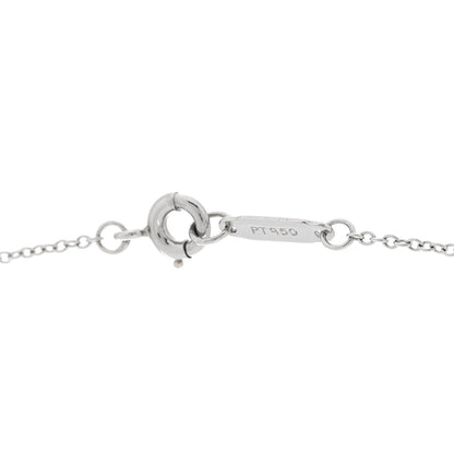 Tiffany Platinum Diamond Legacy Pear Drop Pendant Necklace 5 of 7
