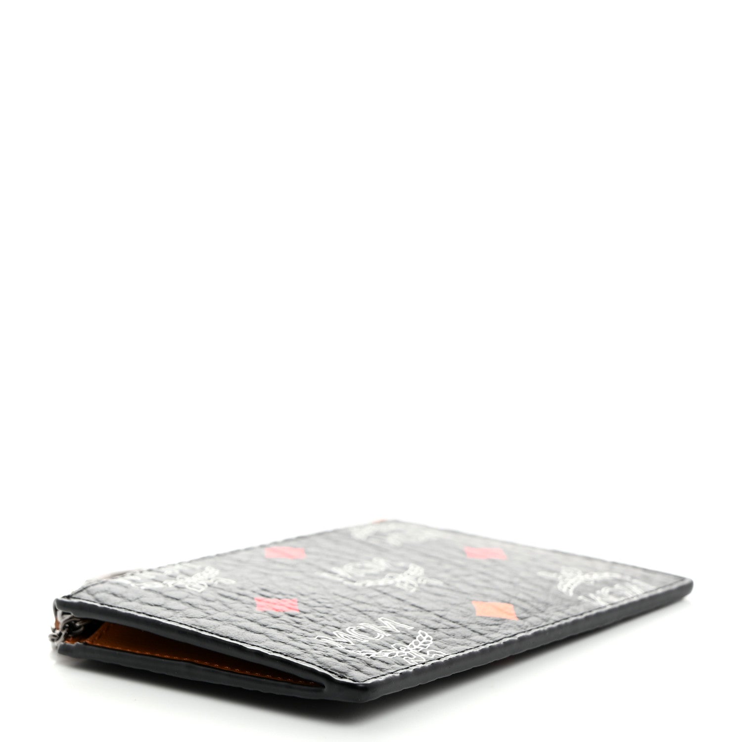 MCM Visetos Key Pouch Spectrum Diamond Black 4 of 8