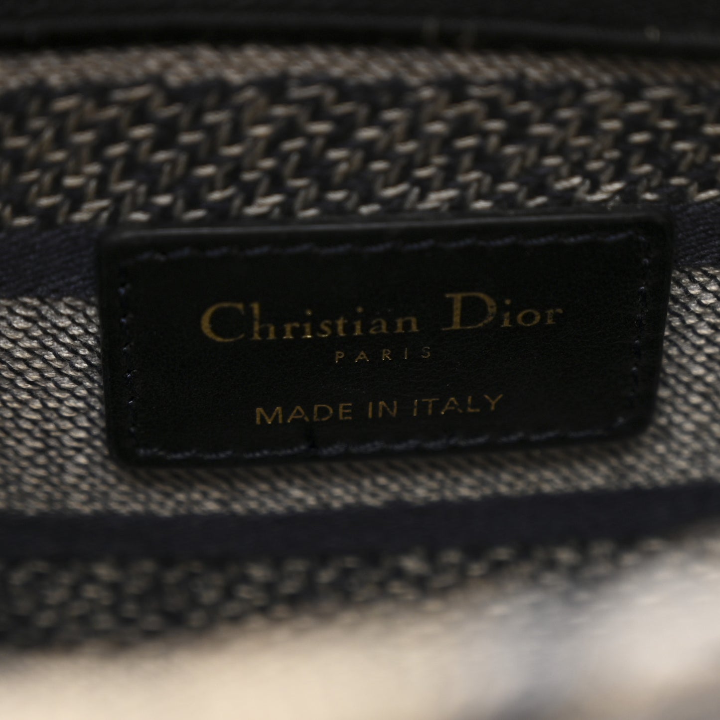 Canvas Embroidered Jardin Magique Medium Lady D-Lite Denim Multicolor