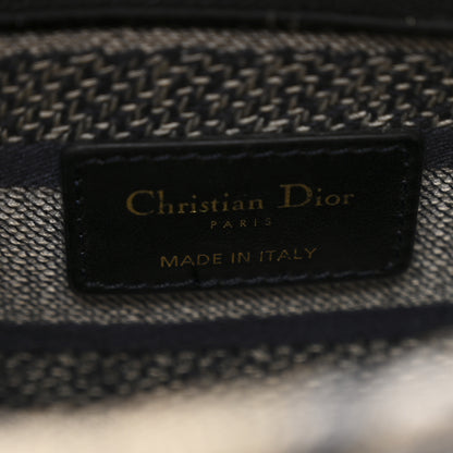 Christian Dior Canvas Embroidered Jardin Magique Medium Lady D-Lite Denim Multicolor 6 of 13