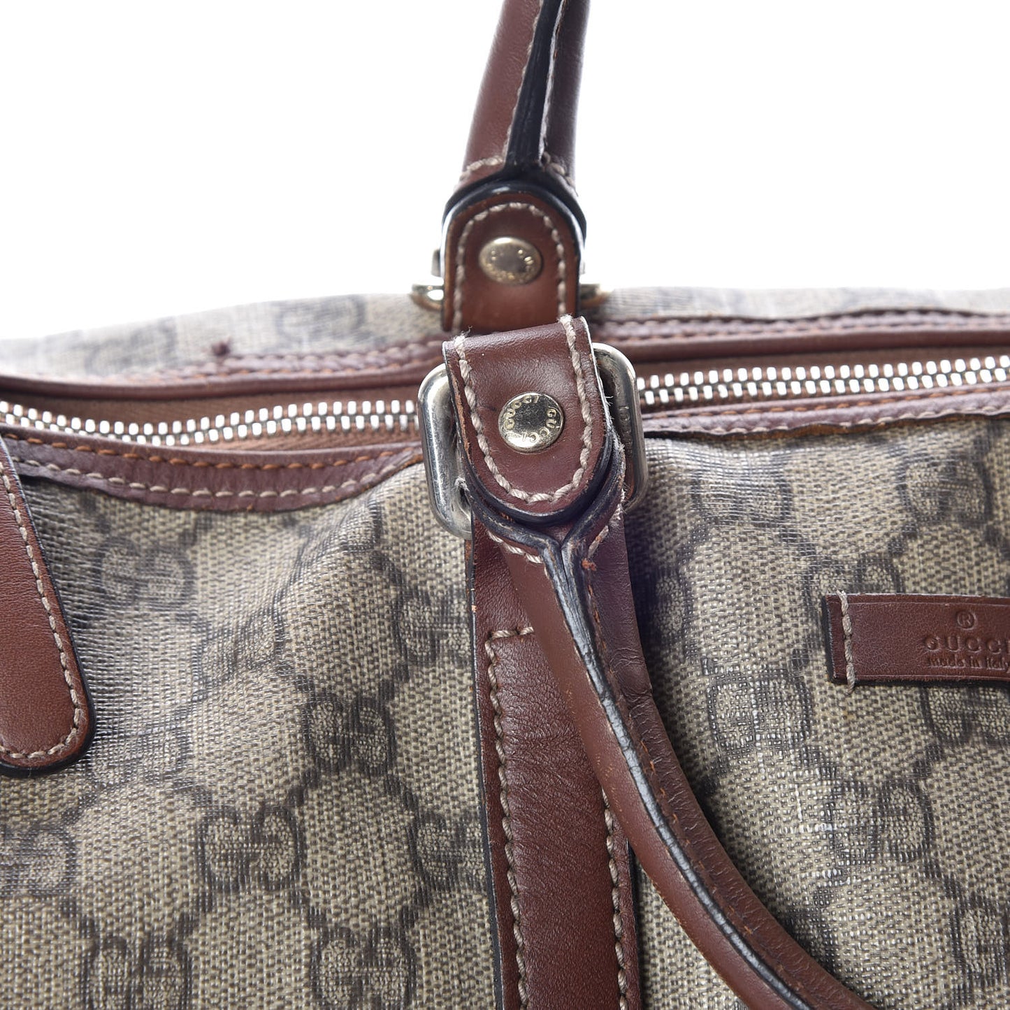 GG Plus Monogram Medium Joy Boston Brown