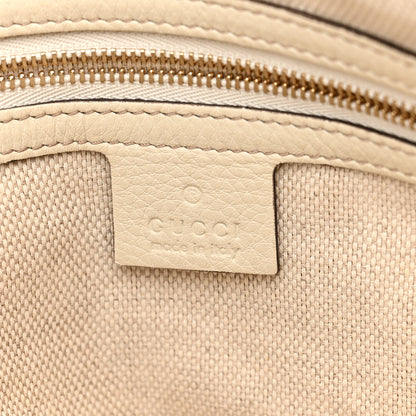 Gucci Pebbled Calfskin Small Soho Top Handle Bag Off White 6 of 14