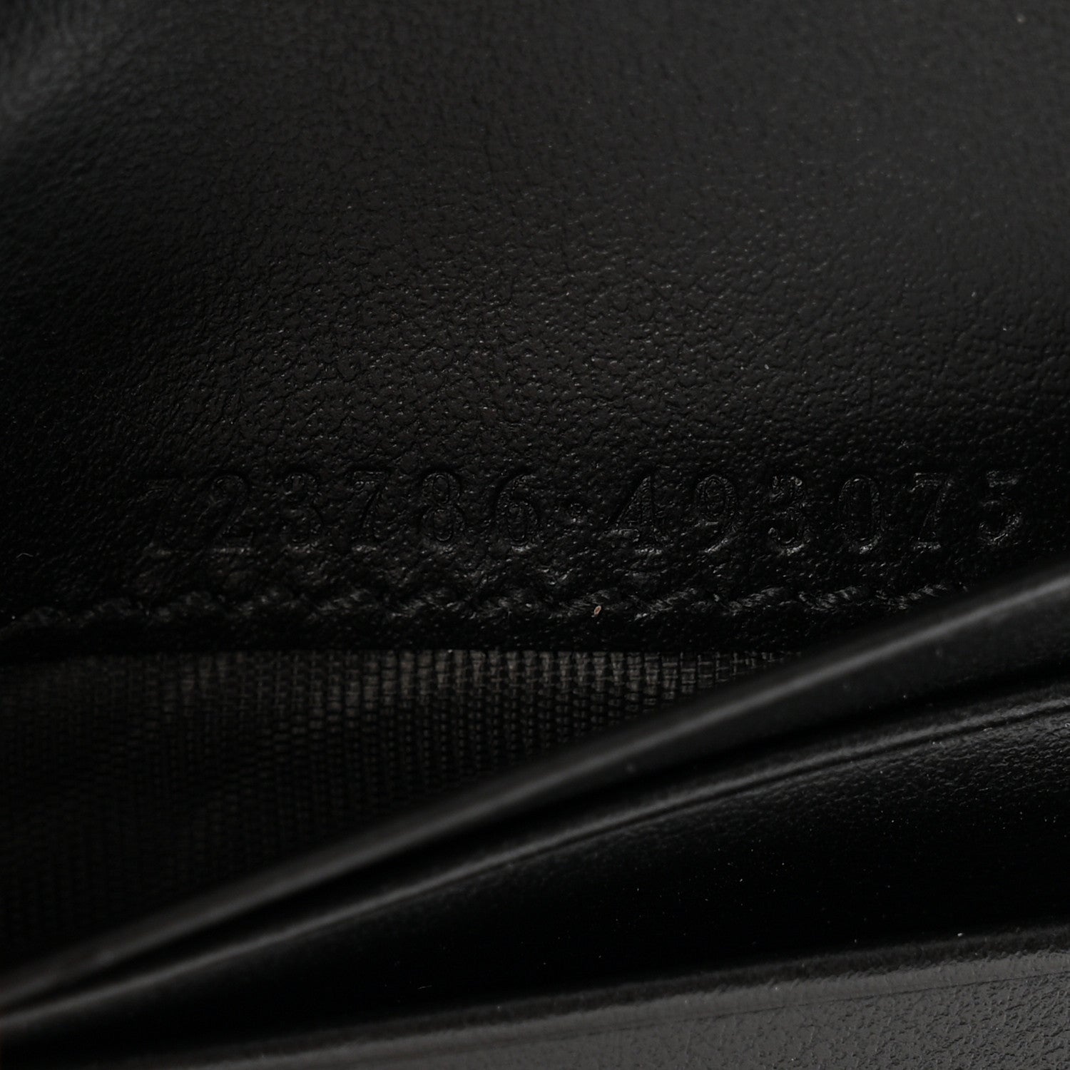 Gucci Calfskin GG Matelasse Card Case Wallet Black 7 of 9