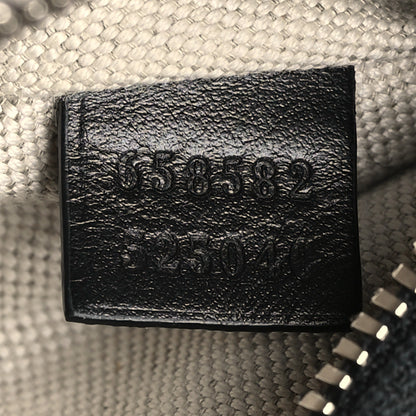 Gucci Calfskin GG Tennis Embossed Belt Bag Black 7 of 10