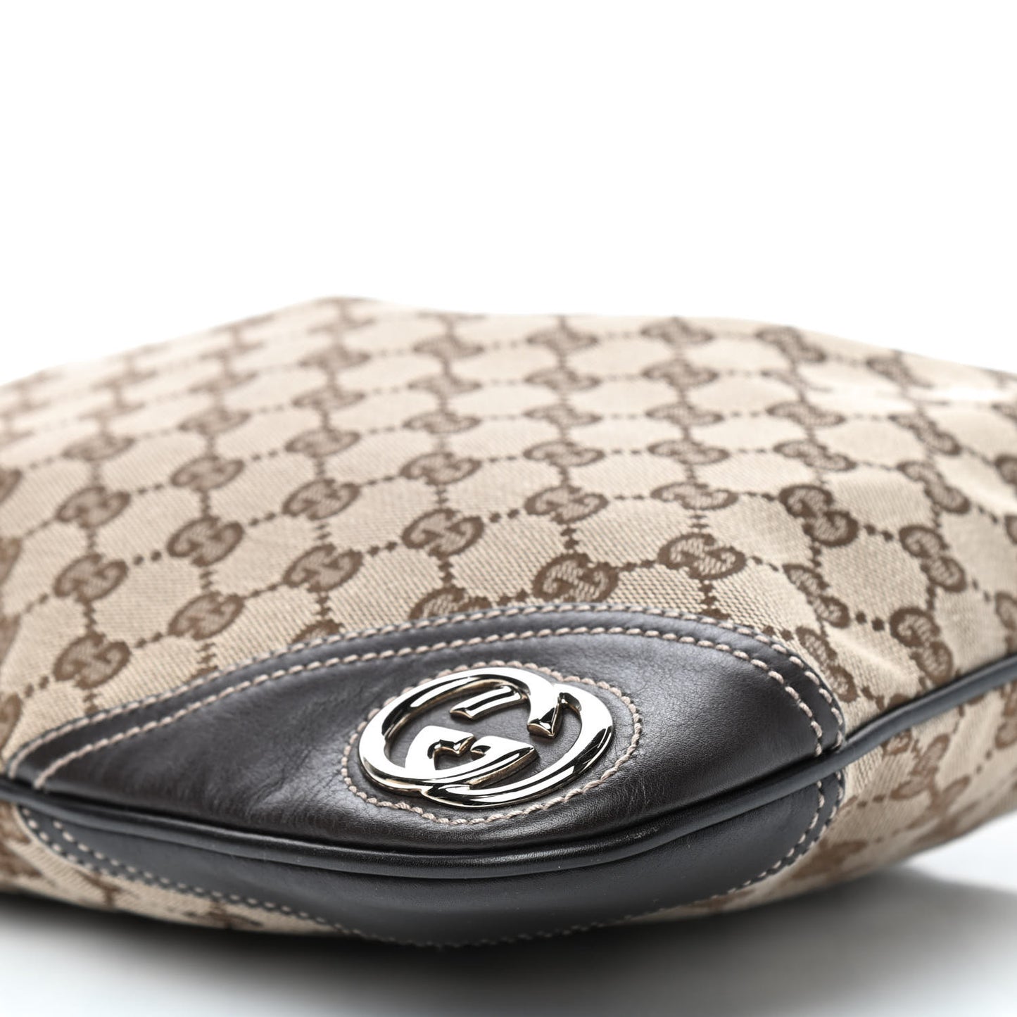Monogram Medium New Britt Hobo Dark Brown