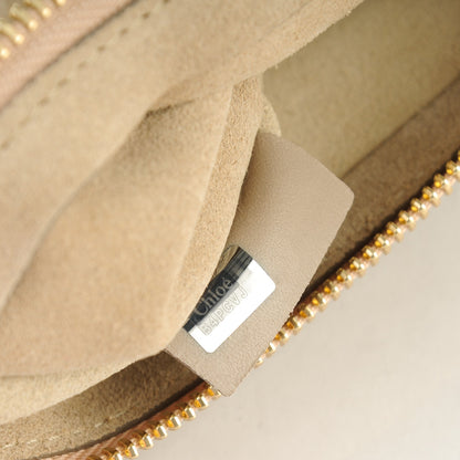 Chloe Calfskin Suede Medium Faye Shoulder Bag Motty Grey 8 of 8