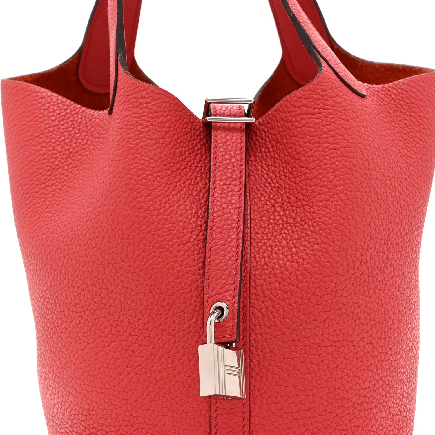Hermes Taurillon Clemence Picotin Lock 18 PM Rose Texas 8 of 10