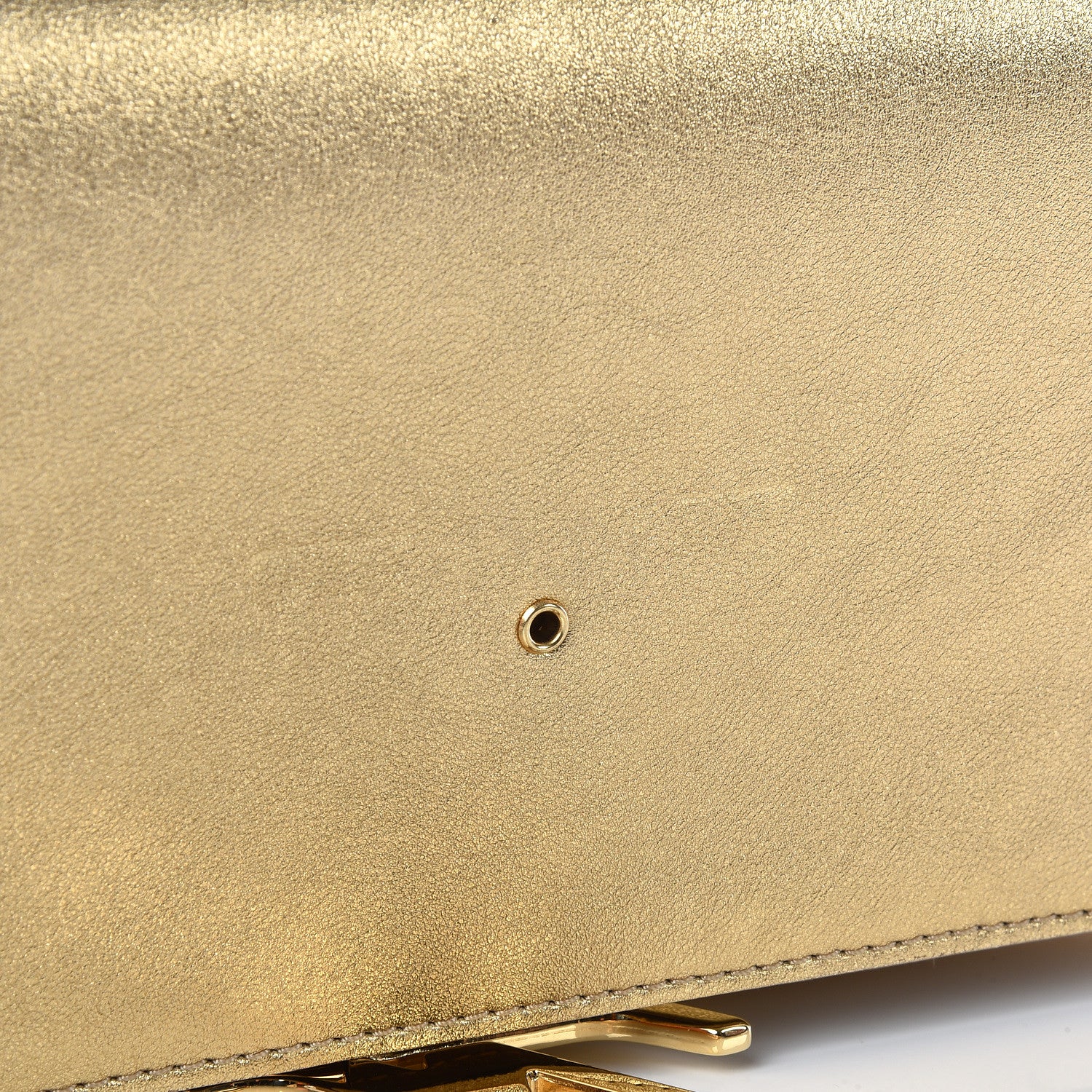 Louis Vuitton Calfskin Neo Sobe Louise EW Clutch Gold 10 of 11