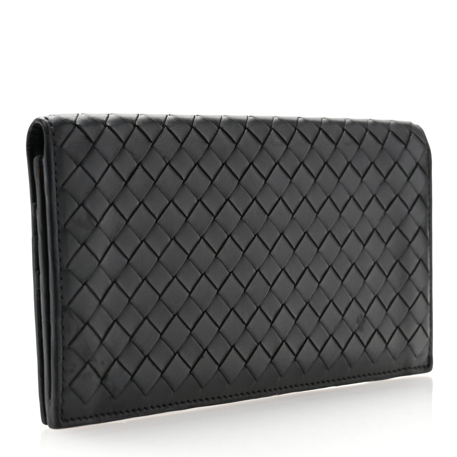 Bottega Veneta Nappa Intrecciato Long Wallet Black 3 of 8
