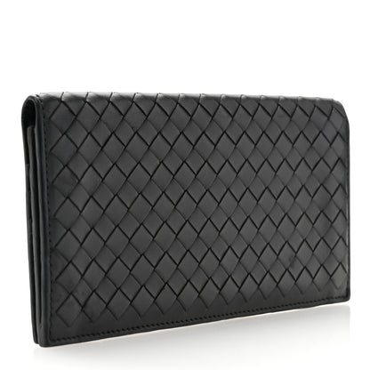 Bottega Veneta Nappa Intrecciato Long Wallet Black 3 of 8