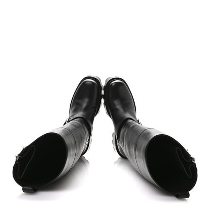 Hermes Calfskin Jaime Boots 35 Black 2 of 9