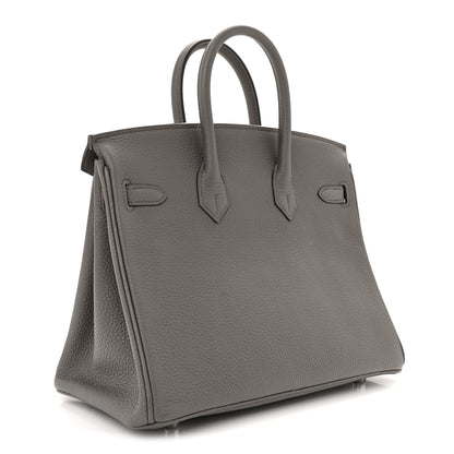 Hermes Togo Birkin 25 Etain 3 of 10
