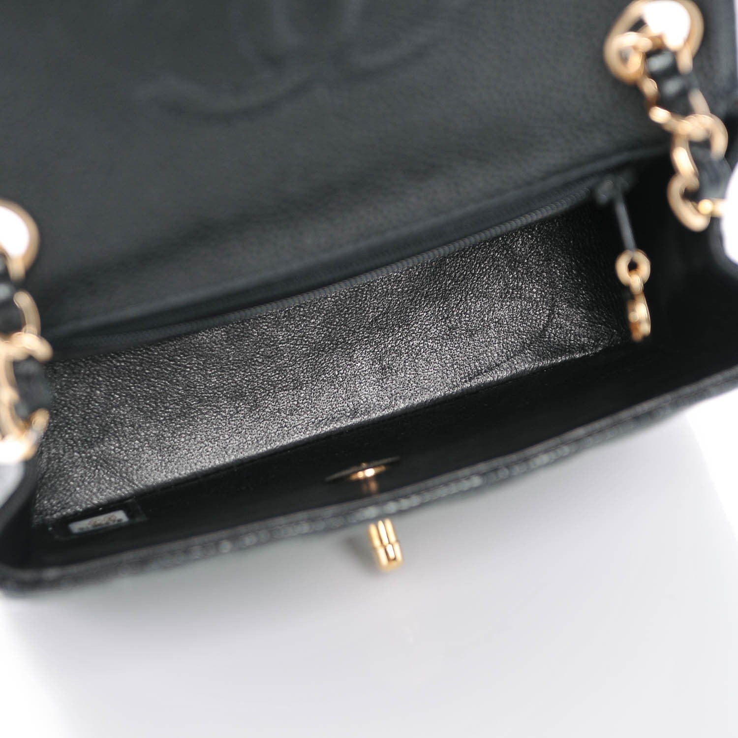 Chanel Caviar Quilted Mini Square Flap Black 5 of 6