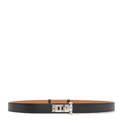 Hermes Madame Calfskin 24mm Collier De Chien Belt Black 1 of 5