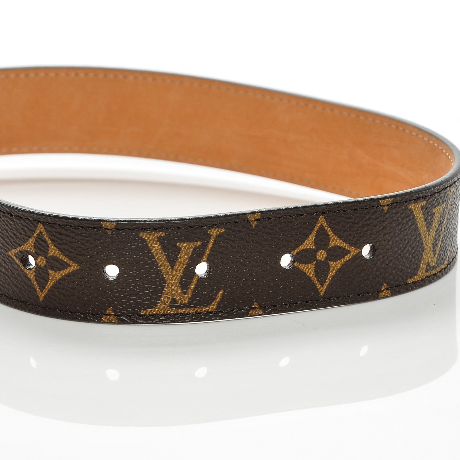 Louis Vuitton Monogram LV Frame Belt 80 32 3 of 6