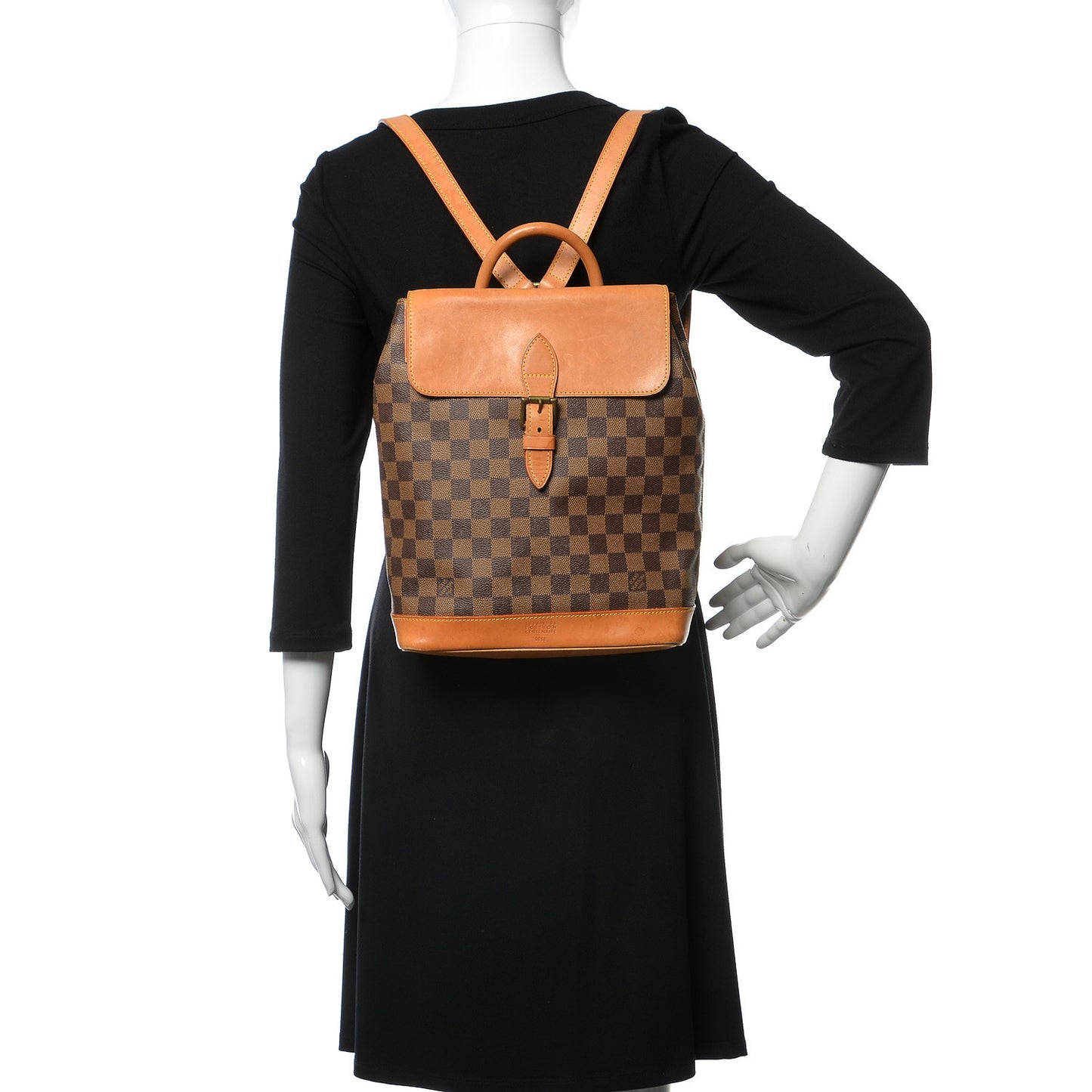 Damier Ebene Soho Centenaire Backpack