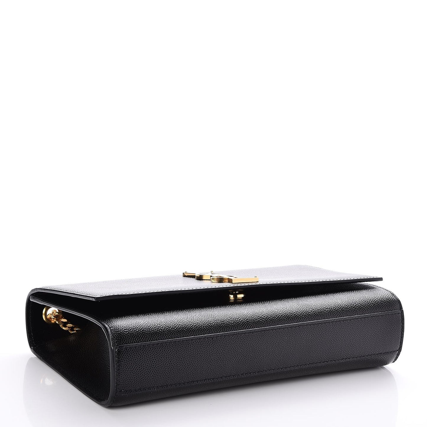 Grain De Poudre Medium Classic Monogram Kate Satchel Black