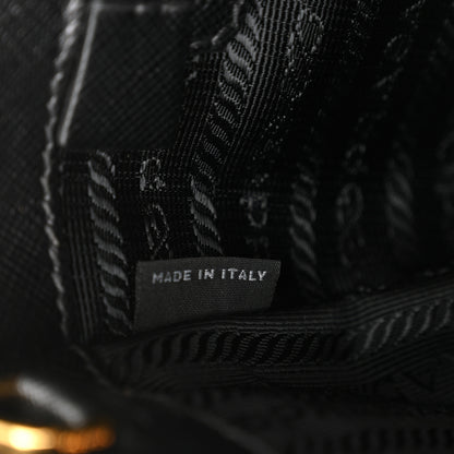 Prada Saffiano Small Galleria Double Zip Tote Black 7 of 13