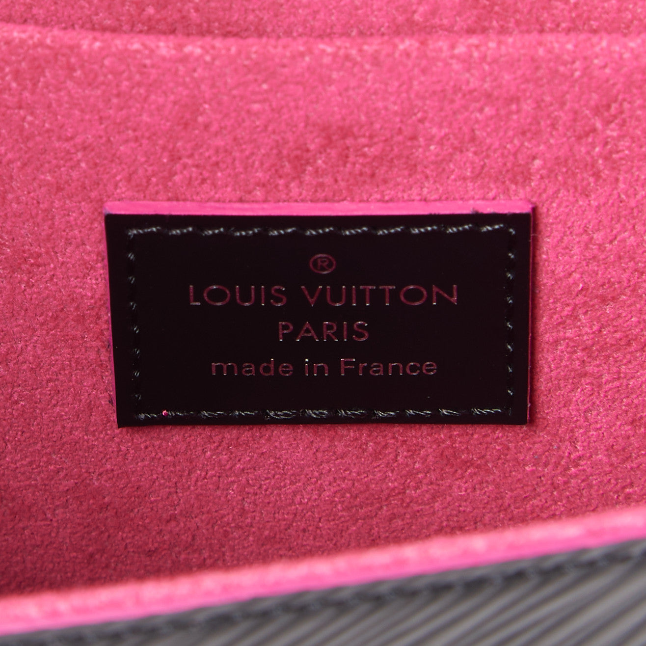 Louis Vuitton Epi Pochette Felicie Black Hot Pink 9 of 10