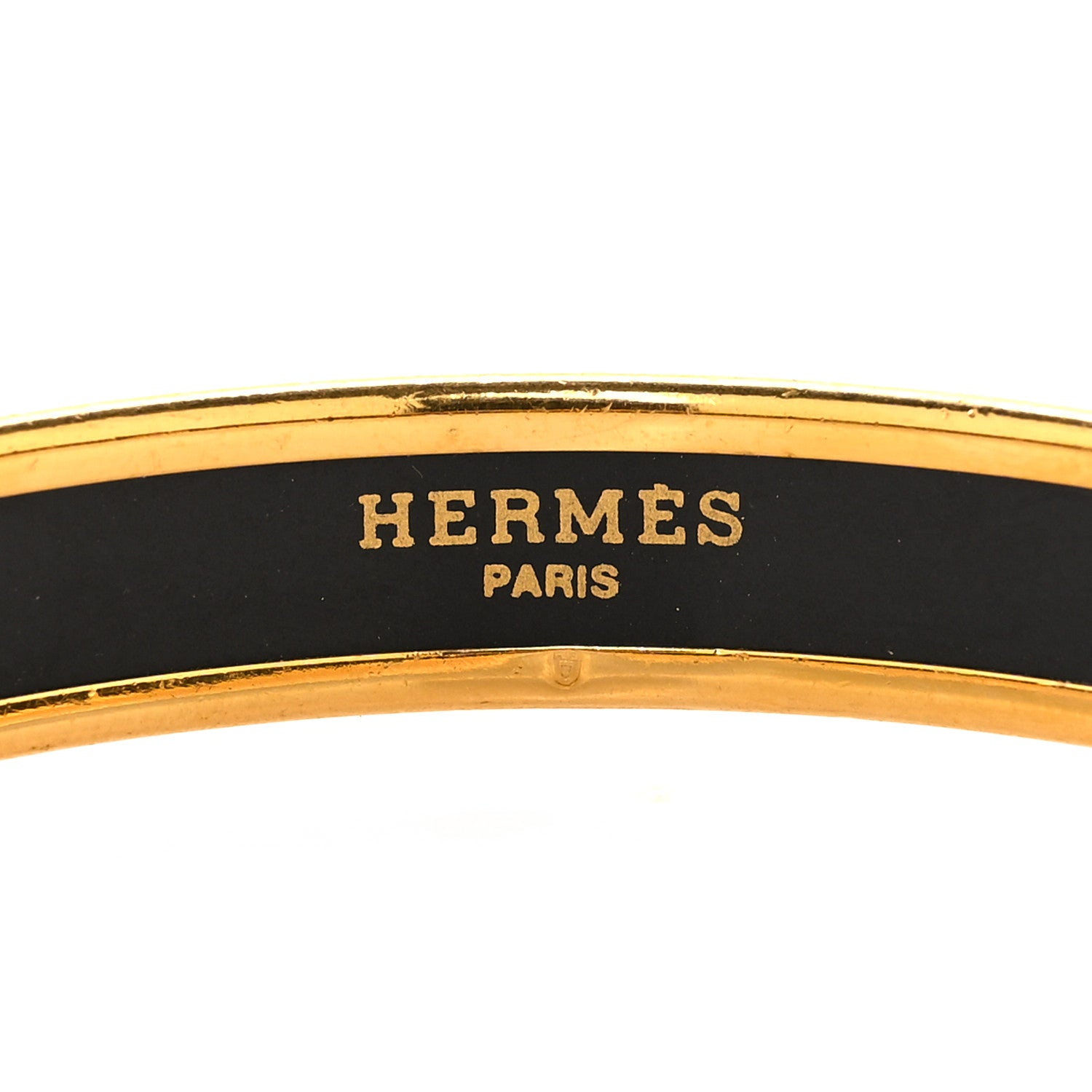 Hermes Enamel Narrow Printed Tohu Bohu Bracelet 65 4 of 5