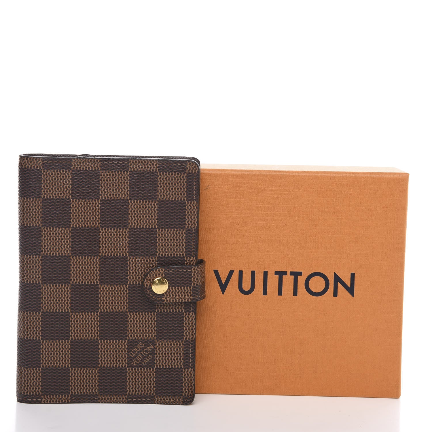 Louis Vuitton Damier Ebene Small Ring Agenda Cover 6 of 6