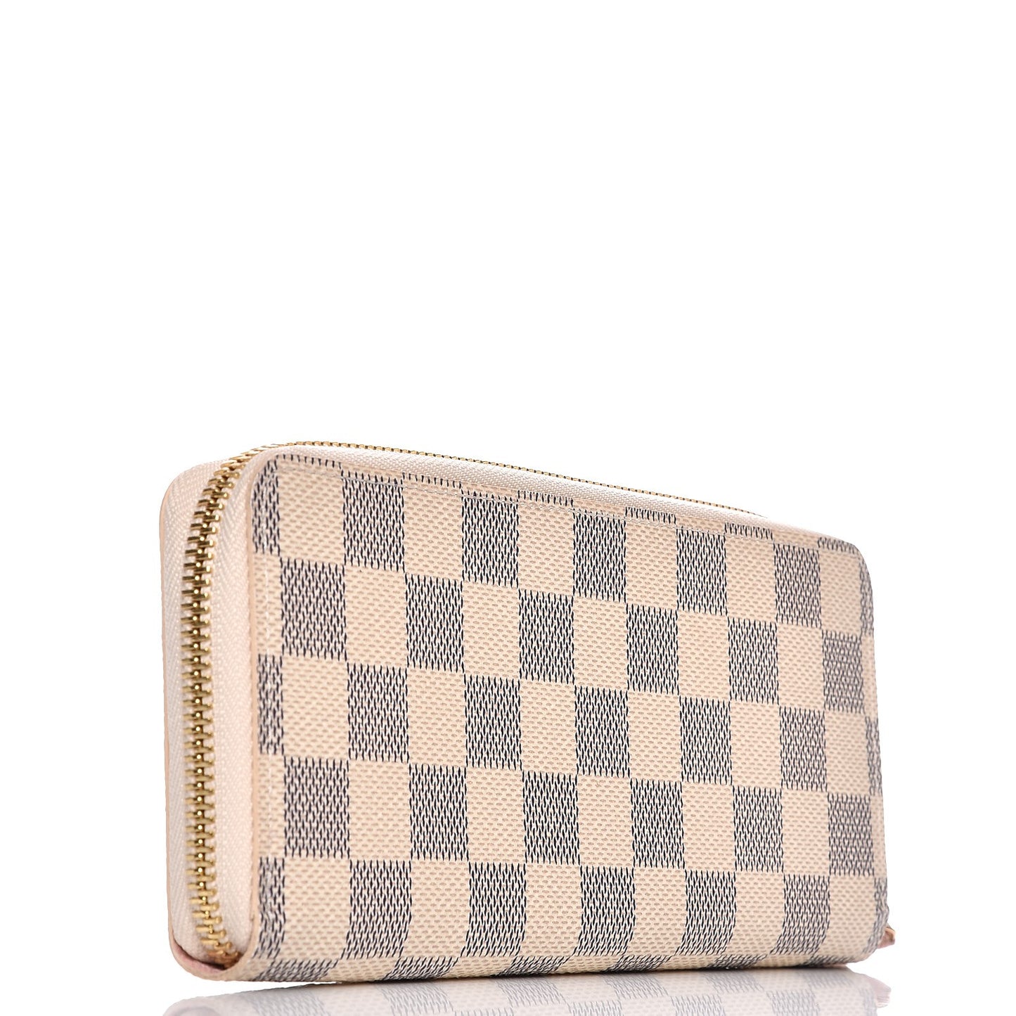 Damier Azur Clemence Wallet Rose Ballerine