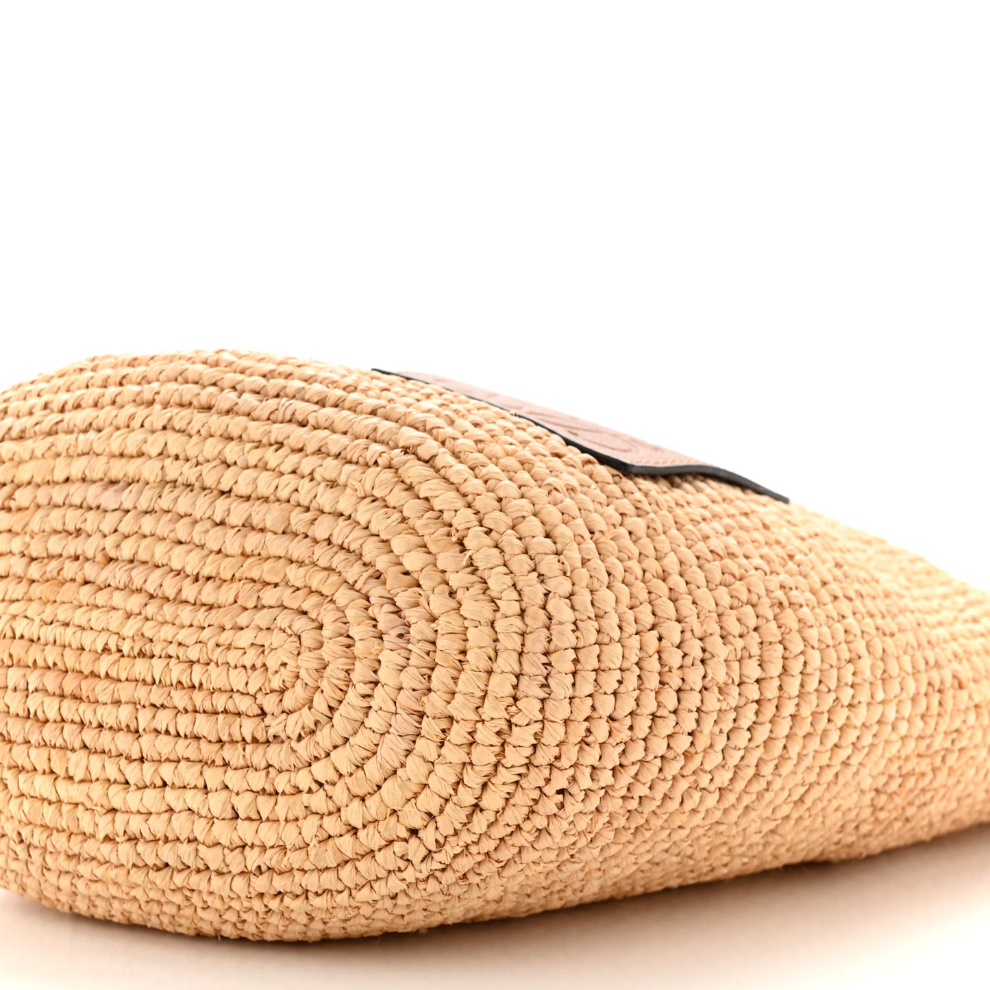 Raffia Paula's Ibiza Slit Tote Bag Natural Tan