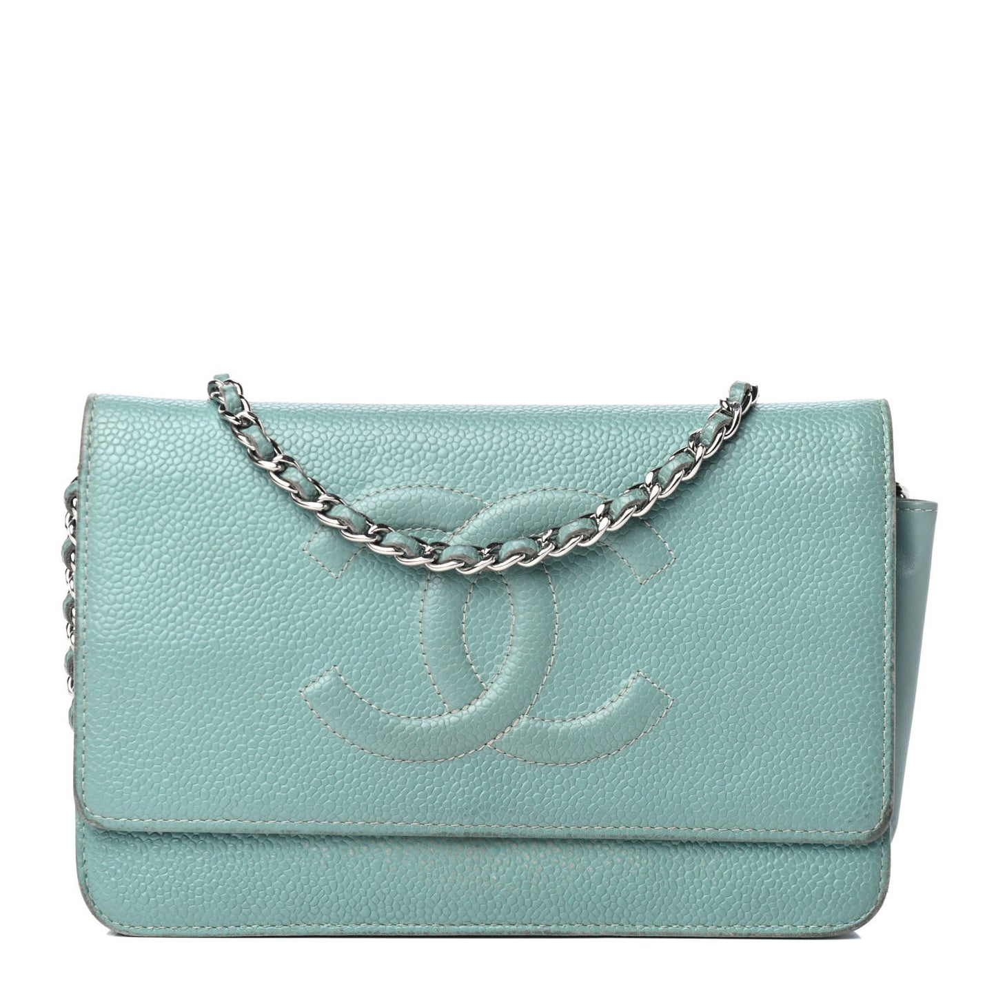 Caviar Timeless CC Wallet On Chain WOC Light Green