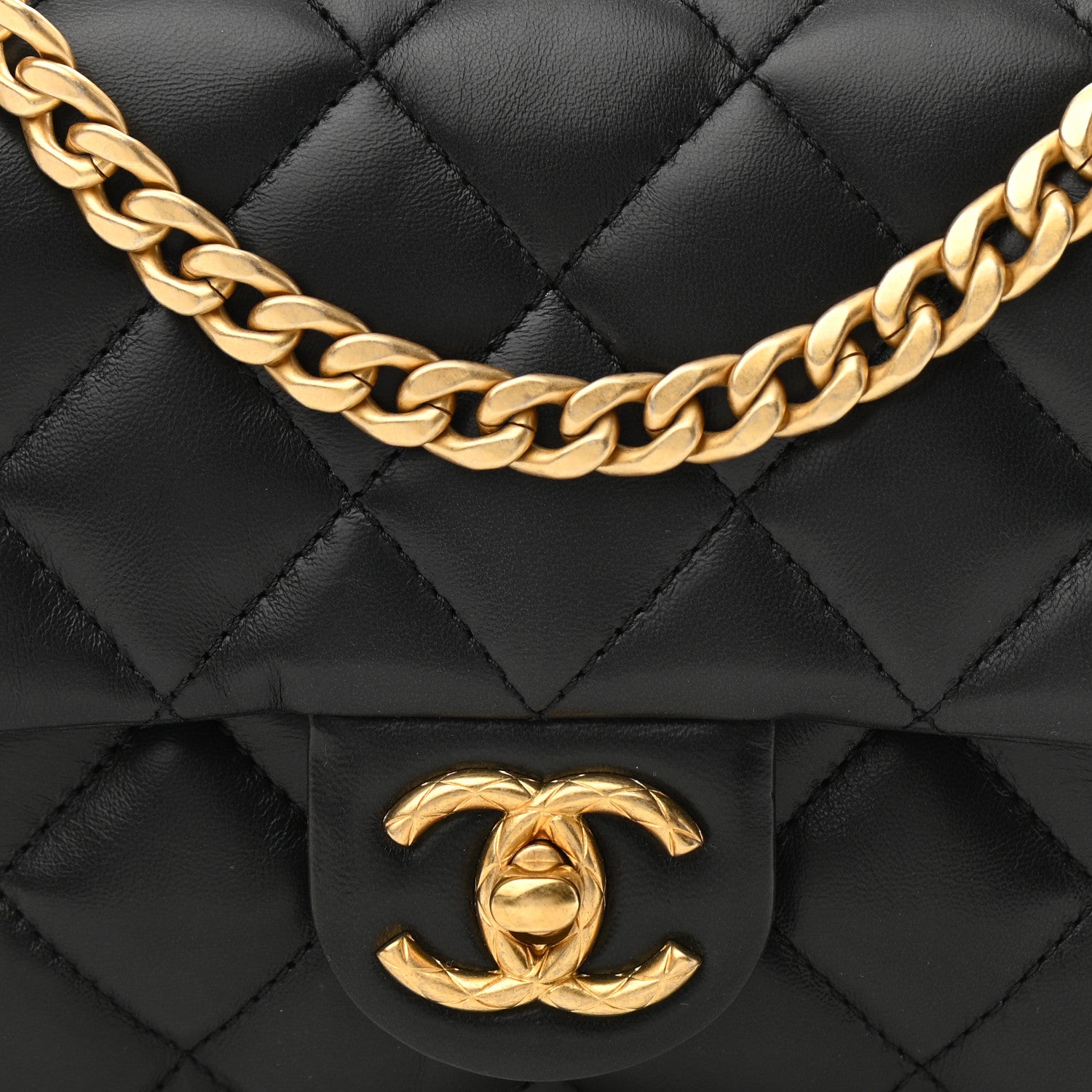Chanel Lambskin Quilted Small Pillow Crush Flap Black 6 of 11