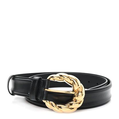 Gucci Ciny Calfskin Lux Torchon 35mm Belt 95 38 Black 1 of 4