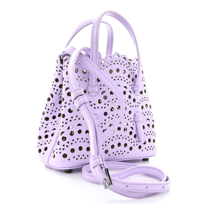 Alaia Calfskin Vienne Wave Mina 16 Bag Parme Clair 3 of 9