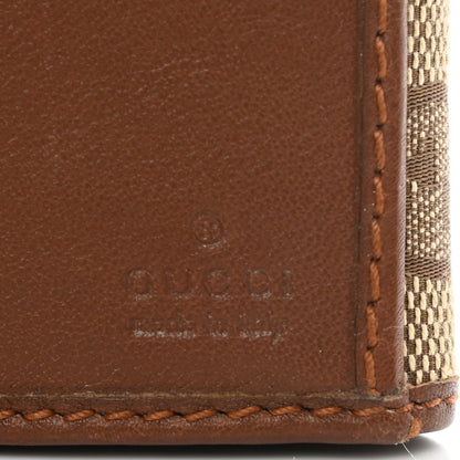 Gucci Monogram New Britt Continental Snap Wallet Dark Brown 6 of 6