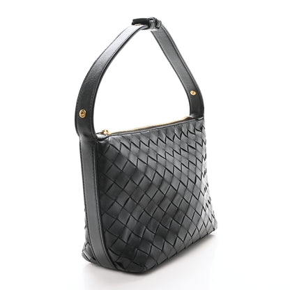 Bottega Veneta Calfskin Nappa Intrecciato Mini Wallace Black 3 of 9