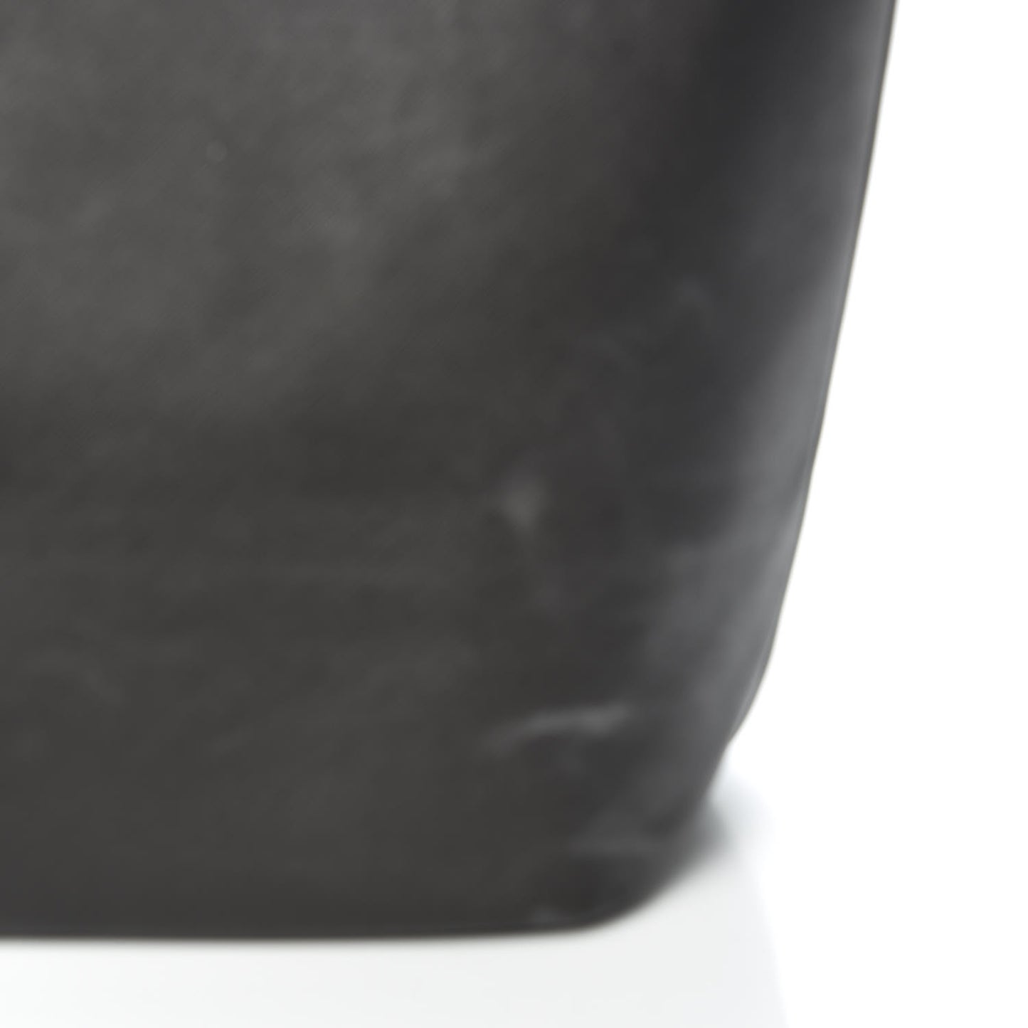 Textured Coated Canvas Bambi Print Large Antigona Tote Black
