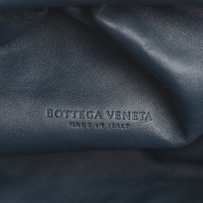 Bottega Veneta Smooth Butter Calf The Pouch Oversized Clutch Deep Blue 6 of 11