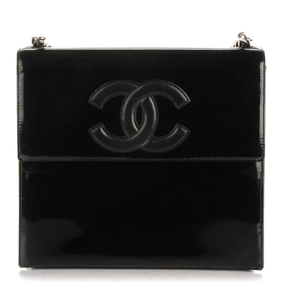 Chanel Patent CC Flap Black 1 of 8