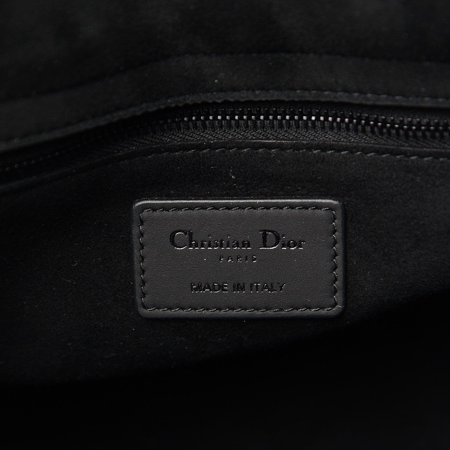 Christian Dior UItra Matte Calfskin Cannage Studded Medium Supple Lady Dior Black 5 of 9