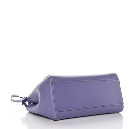 Fendi Nappa Mini Peekaboo Iconic Satchel Viola Cassis 5 of 13