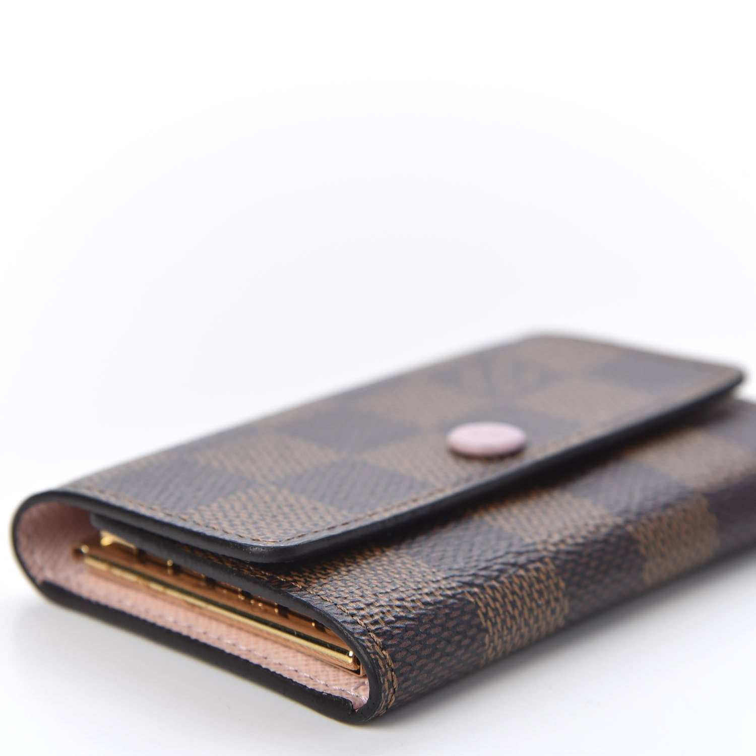 Louis Vuitton Damier Ebene Multicles 6 Key Holder Rose Ballerine 5 of 9