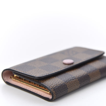 Louis Vuitton Damier Ebene Multicles 6 Key Holder Rose Ballerine 5 of 9