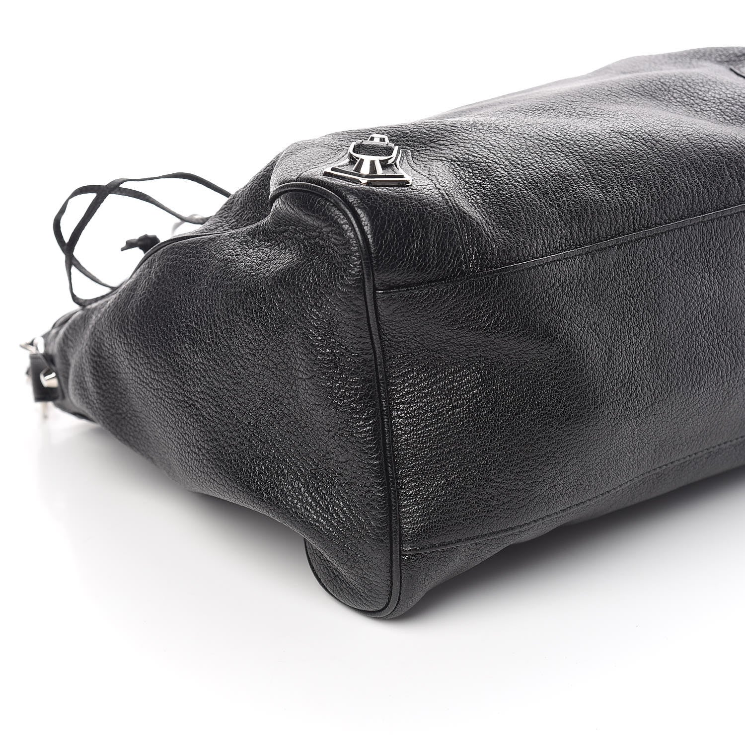 Balenciaga Chevre Silver Metallic Edge Hardware Velo Black 5 of 11