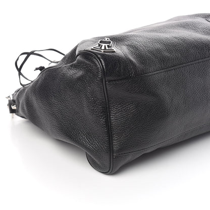 Balenciaga Chevre Silver Metallic Edge Hardware Velo Black 5 of 11