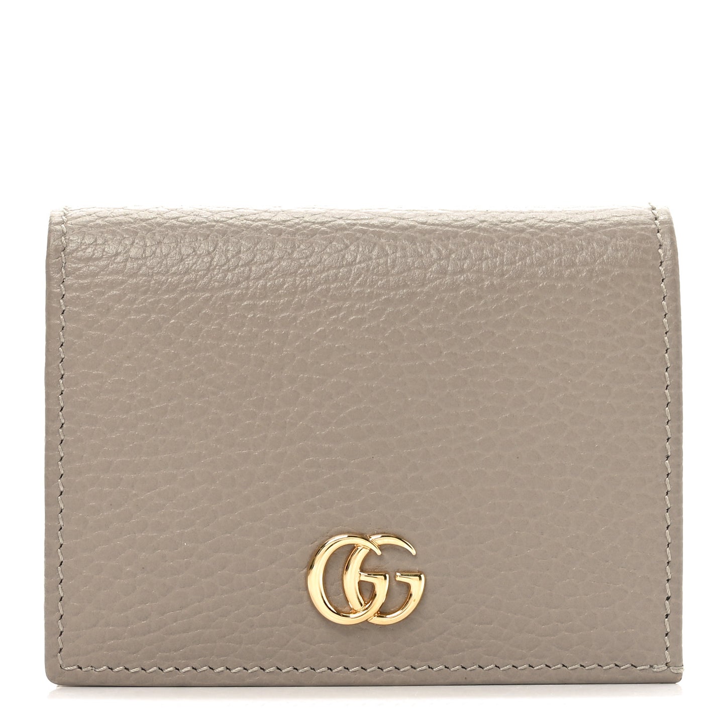 Dollar Calfskin GG Marmont Card Case Box Porcelain Rose