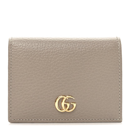 Gucci Dollar Calfskin GG Marmont Card Case Box Porcelain Rose 1 of 8