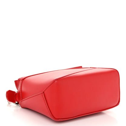 Loewe Satin Calfskin Mini Puzzle Edge Bag Red 4 of 9