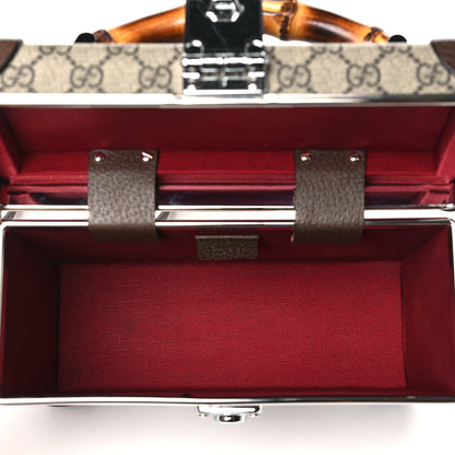 Gucci GG Supreme Monogram Globe-Trotter Beauty Case Brown 5 of 9