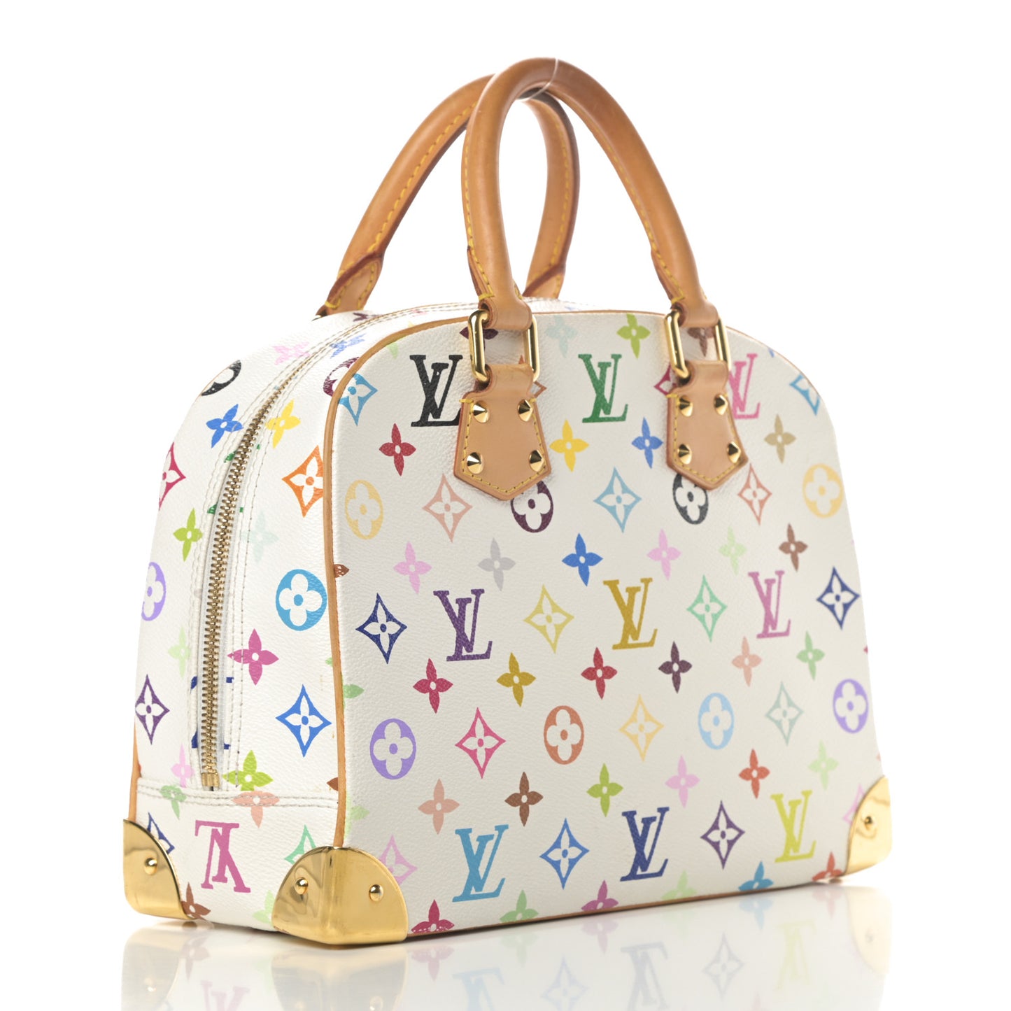 Monogram Multicolor Trouville White
